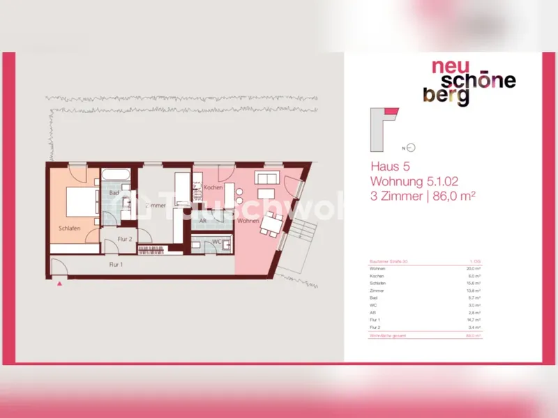 Tauschwohnung: 3-Raum+Garten gg. 4-5 Raum — photo 1